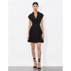 Alice + Olivia by Stacey Bendet Mila Eyelet Mini Dress